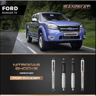 SANDKAT 4WD Ford Ranger T5 PJ PK Nitrogas Type Shock Absorber 2006–2011
