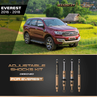 SANDKAT 4WD Ford Everest 2016–2018 U375 Adjustable Type Shock Absorber