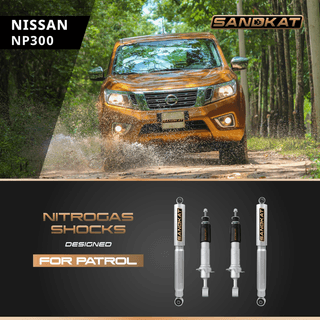 SANDKAT 4WD Nissan Navara NP300 Nitrogas Type Shock Absorber