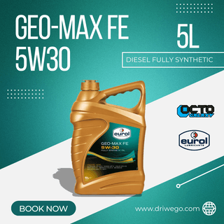 Eurol Geo-Max FE 5W30 5L Diesel Fully Synthetic