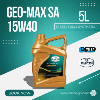Eurol Geo-Max SA 15W40 5L Diesel Fully Synthetic