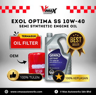 Exol Semi Synthetic 10w40 + Oil Filter