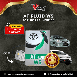 Toyata ATF WS 4 Litres (4L) + Auto Filter and Gasket