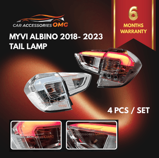 Perodua Myvi G3 GT 2018 - 2023 Myvi Tail Lamp Taillamp Tail Light Running Signal Brake Light V2 Albino