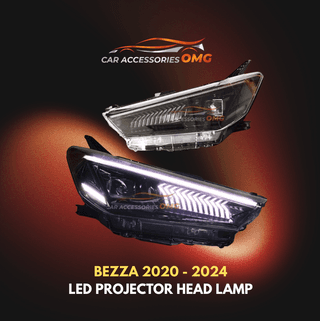 Perodua Bezza Vland 2020 - 2024 Led Projector Dynamic Headlamp With Signal Running