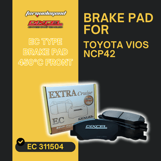 (TOYOTA VIOS NCP42 ) DIXCEL BRAKE PAD EC TYPE 450C