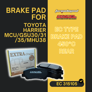(TOYOTA HARRIER MCU/GSU30/31/35/MHU38) DIXCEL BRAKE PAD EC TYPE 450C