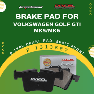 (VOLKSWAGEN GOLF GTI MK5/MK6) DIXCEL BRAKE PAD P TYPE 500C