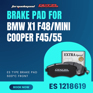 (BMW X1 F48/MINI COOPER F45/55) DIXCEL BRAKE PAD ES TYPE 600C