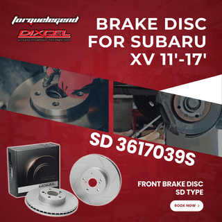 (SUBARU XV 11'-17') DIXCEL BRAKE DISC SD TYPE