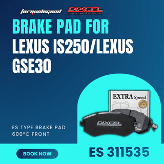 (LEXUS IS250/LEXUS GSE30) DIXCEL BRAKE PAD ES TYPE 600C