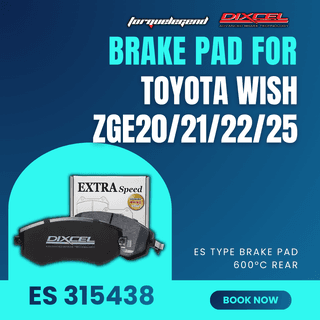 (TOYOTA WISH ZGE20/21/22/25) DIXCEL BRAKE PAD ES TYPE 600C