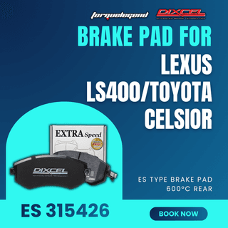 (LEXUS LS400/TOYOTA CELSIOR) DIXCEL BRAKE PAD ES TYPE 600C