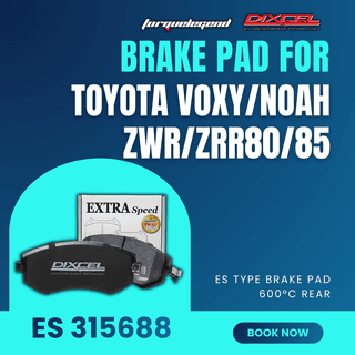 (TOYOTA VOXY/NOAH ZWR/ZRR80/85 ) DIXCEL BRAKE PAD ES TYPE 600C