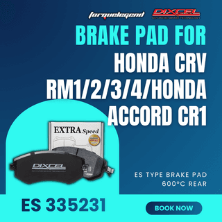 (HONDA CRV RM1/2/3/4/HONDA ACCORD CR1) DIXCEL BRAKE PAD ES TYPE 600C