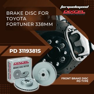 (TOYOTA FORTUNER 338MM) DIXCEL BRAKE DISC PD TYPE