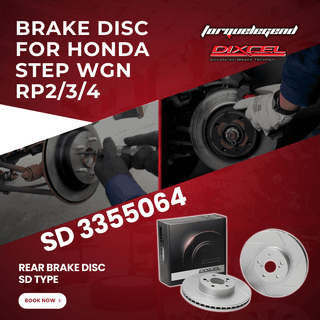 (HONDA STEP WGN RP2/3/4) DIXCEL BRAKE DISC SD TYPE