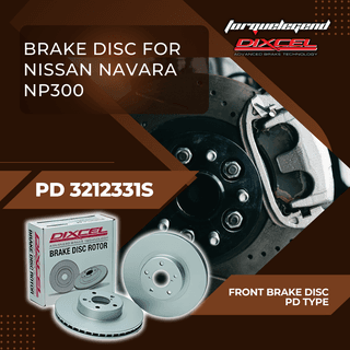 (NISSAN NAVARA NP300) DIXCEL BRAKE DISC PD TYPE