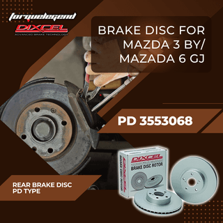 (MAZDA 3 BY/ MAZADA 6 GJ) DIXCEL BRAKE DISC PD TYPE