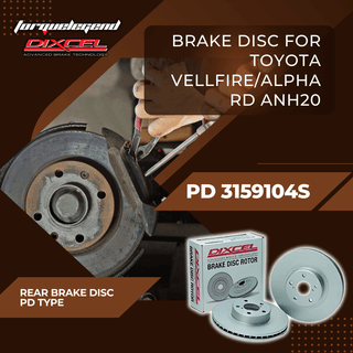 (TOYOTA VELLFIRE/ALPHARD ANH20) DIXCEL BRAKE DISC PD TYPE