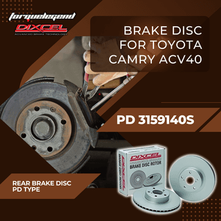 (TOYOTA CAMRY ACV40) DIXCEL BRAKE DISC PD TYPE