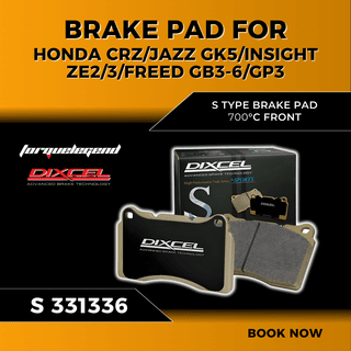 (HONDA CRZ/JAZZ GK5/INSIGHT ZE2/3/FREED GB3-6/GP3) DIXCEL BRAKE PAD S TYPE 700C