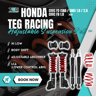 Honda Civic FD SNA/SNB 1.8/2.0/ FB 1.8 TEG RACING Adjustable Suspension (LCA) Hi Low Body Shift Absorber