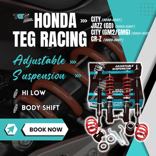 CR-Z Honda TEG Racing Hi-Low Adjustable Suspension Body Shift F/R Set