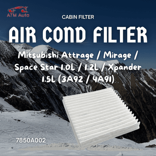 Mitsubishi Attrage Mirage Space Star 1.0L/1.2L, X-Pander 1.5L 3A92/4A91 Aircond Filter/Cabin Air Filter (7850A002)