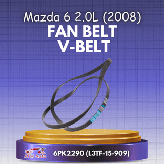 Mazda 6 2.0L (2008) Fan Belt, V-Belt 6PK2290 (L3TF-15-909)