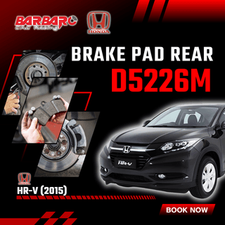Barbaro D5226M Brake Pad Rear Honda HR-V 2015