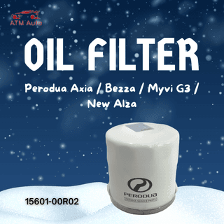 Perodua Axia, Bezza, Myvi G3 and New Alza Oil Filter (15601-00R02)