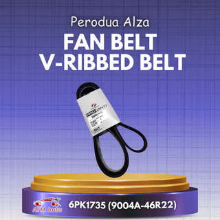 Perodua Alza Fan Belt 6PK1735 / Proganti Belt, V-Ribbed (Alza) (9004A-46R22)