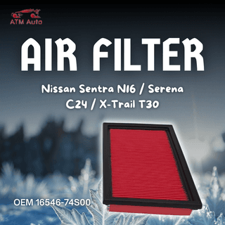 Nissan Sentra N16, Serena C24 and X-Trail T30 Air FIlter (OEM 16546-74S00)