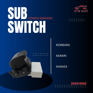 Perodua Kembara, Kenari, Toyota Avanza (2004-2010) Power Window Sub Switch/Single Switch