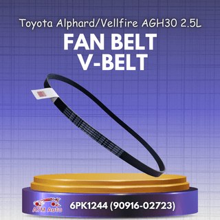 Toyota Alphard/Vellfire AGH30 2.5L Fan Belt, V-Belt 6PK1244 (90916-02723)