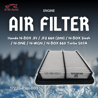 HONDA N-BOX JF1 JF2 660 2011, N-BOX SLASH , N-ONE , N-WGN N-BOX 660 TURBO S07A ENGINE AIR FILTER (17220-R9H-003)