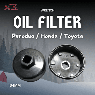 Perodua, Honda, and Toyota Oil Filter Wrench (64mm)