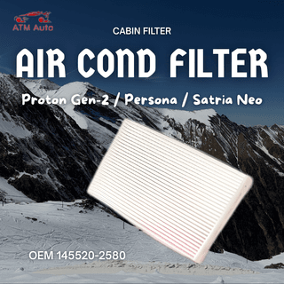 Proton Gen-2, Persona and Satria Neo Air Cond Cabin Filter (OEM 145520-2580)