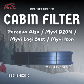 Perodua Alza, Myvi D20N, Myvi Lagi Best and Myvi Icon Cabin Filter Bracket Holder (88548-BZ010)