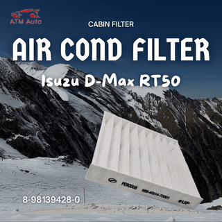 Isuzu D-Max RT50 Air Cond Cabin Filter (8-98139428-0)