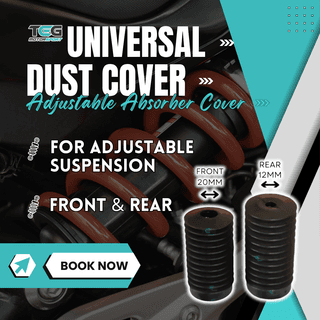 Universal Adjustable Absorber Cover Dust Cover (1pcs) Front & Rear - For Adjustable Suspension