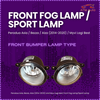 Perodua Axia, Bezza, Alza (2014-2020) and Myvi Lagi Best Front Fog Lamp/Sport Lamp