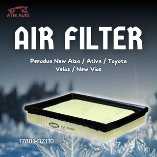 Perodua New Alza, Ativa, Toyota Veloz and New Vios Air Filter (17801-BZ110)
