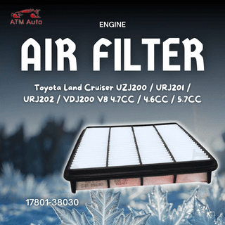 Original Toyota Land Cruiser UZJ200/URJ201/URJ202/VDJ200 V8 ENGINE 4.7CC/4.6CC/5.7CC Air FIlter (17801-38030)