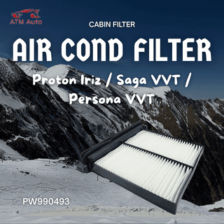 Proton Iriz, Saga VVT and Persona VVT Cabin Filter White with Bracket (PW990493)