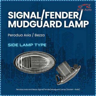 Perodua Axia and Bezza Signal/Fender/Mudguard Lamp (Socket + Bulb)