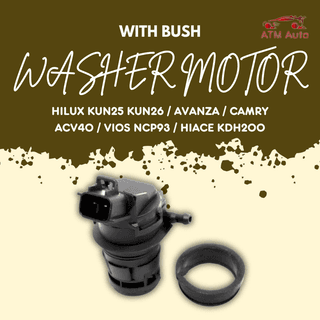 Toyota Hilux KUN25,KUN26, Avanza, Camry ACV40, Vios NCP93 and Hiace KDH200 Washer/Wiper Tank Motor with Bush