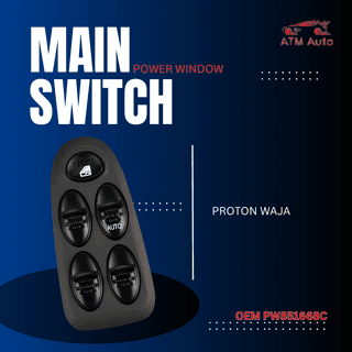 Proton Waja Main Power Window Switch (OEM PW851668C)