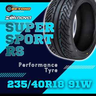 Zeknova Super Sport RS Performance Tyre 235/40R18 91W